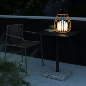 Nordlux LED stolní lampa Jim To-Go, použití venku oranžová