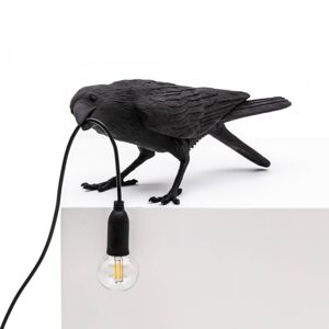 SELETTI LED deko terasové světlo Bird Lamp hrající černá