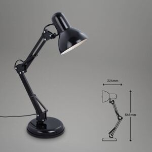Briloner Stolní lampa Pixa, nastavitelná, E14, černá
