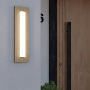 EGLO LED venkovní nástěnné světlo Bitetto vzhled dřeva