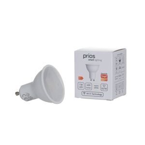 PRIOS Prios LED GU10 žárovka plast 7W WLAN opál 827, 3ks