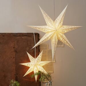STAR TRADING Papírová hvězda Lace, bez osvětlení Ø 45 cm, bílá