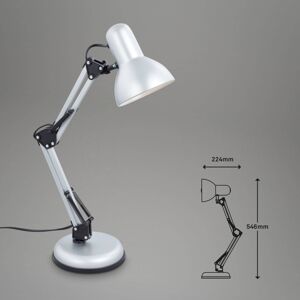 Briloner Stolní lampa Pixa, nastavitelná, E14, bílá