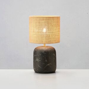 Markslöjd Stolní lampa Montagna, beton, juta, výška 32 cm