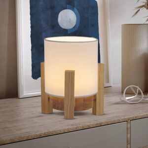 Näve Stolní lampa LED Madita, výška 19 cm, přírodní/bílá