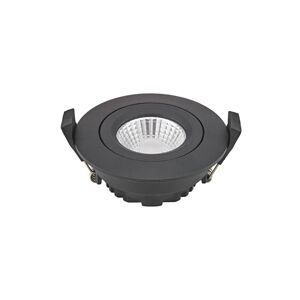 Sigor LED bodový podhled Diled, Ø 8,5 cm 6 W Dim-To-Warm černý
