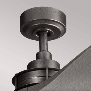KICHLER Stropní ventilátor Ried, třílopatkový, barva železa