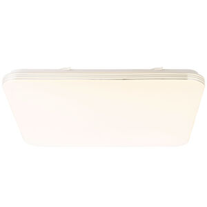 Brilliant LED stropní svítidlo Ariella bílá/chrom 54 x 54 cm
