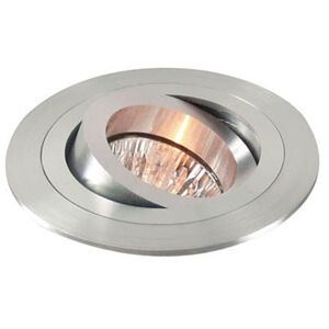 Deko-Light Výklopné podhledové kruhové svítidlo, matný hliník