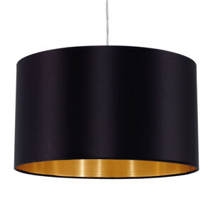 EGLO Textilní závěsné světlo Lecio, 38 cm, černé