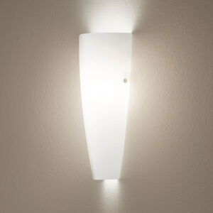 Fabas Luce Bílé nástěnné světlo Dedalo IP44