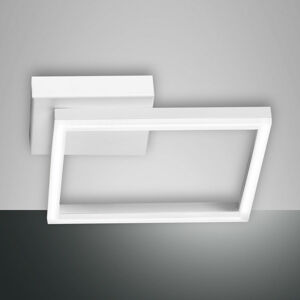 Fabas Luce LED stropní světlo Bard, 27x27cm, bílá