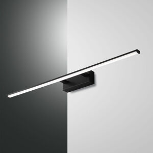 Fabas Luce LED nástěnné světlo Nala, černé, šířka 75 cm