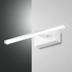 Fabas Luce LED nástěnné světlo Nala, bílé, šířka 75 cm