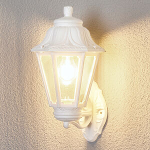 Fumagalli Bílé venkovní LED svítidlo Bisso Anna, E27, horní