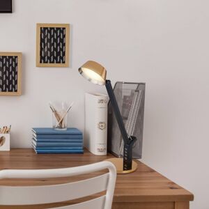 Globo LED stolní lampa Ursino, zlatá, stmívatelná, CCT