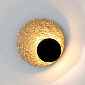 J. Holländer LED nástěnné světlo Infinity ve zlaté, Ø 20 cm