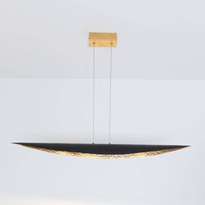 J. Holländer LED závěsné světlo Chiasso, černo-hnědá/zlatá