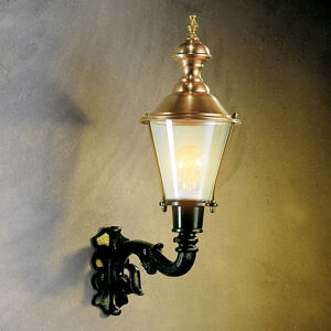 K. S. Verlichting Klasické venkovní nástěnné svítidlo Hoorn, zelené