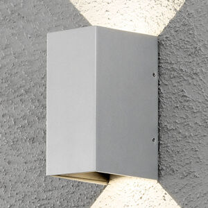 Konstmide LED venkovní nástěnné světlo Cremona 8 cm šedá