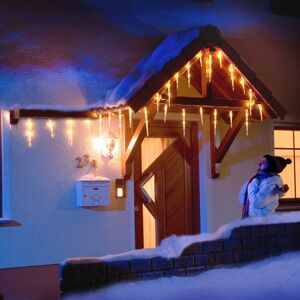 Konstsmide Christmas LED světelný závěs s 16 rampouchy, teplá bílá