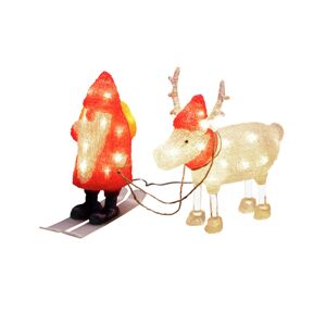 Konstsmide Christmas LED dekorační světlo Santa Claus a sob IP44