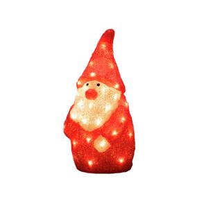 Konstsmide Christmas LED dekorace Santa Claus červená IP44 výška 38 cm