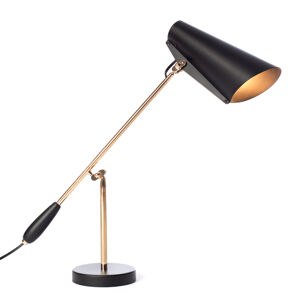 Northern Northern Birdy - stolní lampa v černé/mosazi