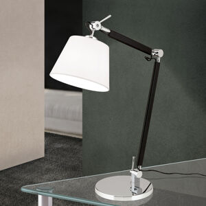 Orion Flexibilní textilní stolní lampa Leandro