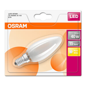 OSRAM OSRAM LED žárovka-svíčka E14 B35 4W 2 700 K matná