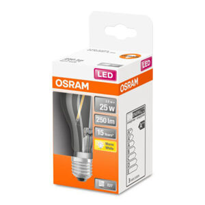 OSRAM OSRAM Classic A LED žárovka E27 2,5W 2 700 K čirá