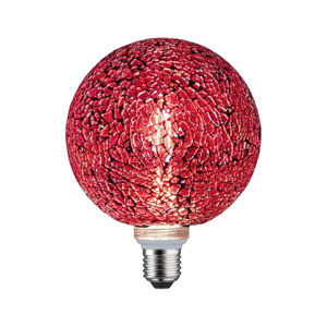 Paulmann Paulmann E27 LED globe 5W Miracle Mosaic červená