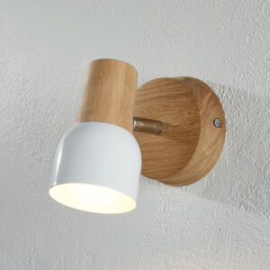Spot-Light Nástěnné bodové svítidlo Svantje dřevěné detaily