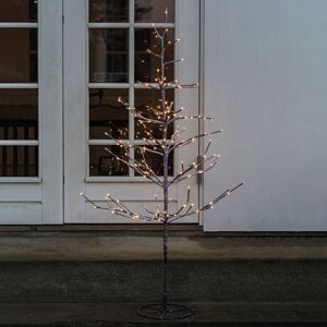 Sirius LED strom Alex v zasněženém vzhledu, výška 120 cm