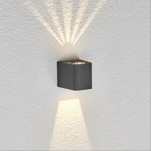 Lucande Venkovní nástěnné LED světlo Karsten