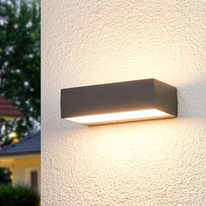 Lucande Lissi LED venkovní nástěnné svítidlo, hranatý tvar