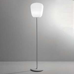 Fabbian Fabbian Lumi Baka skleněná stojací lampa, Ø 33 cm