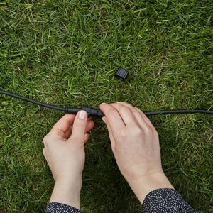 Markslöjd Garden 24 prodlužovací kabel, černá, 5 m