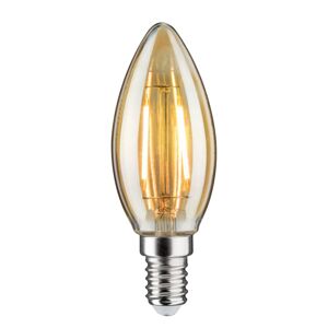 Paulmann LED žárovka svíčka E14 4,7W 2 500K zlatá, stmívací