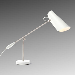 Northern Northern Birdy - bílá retro stolní lampa